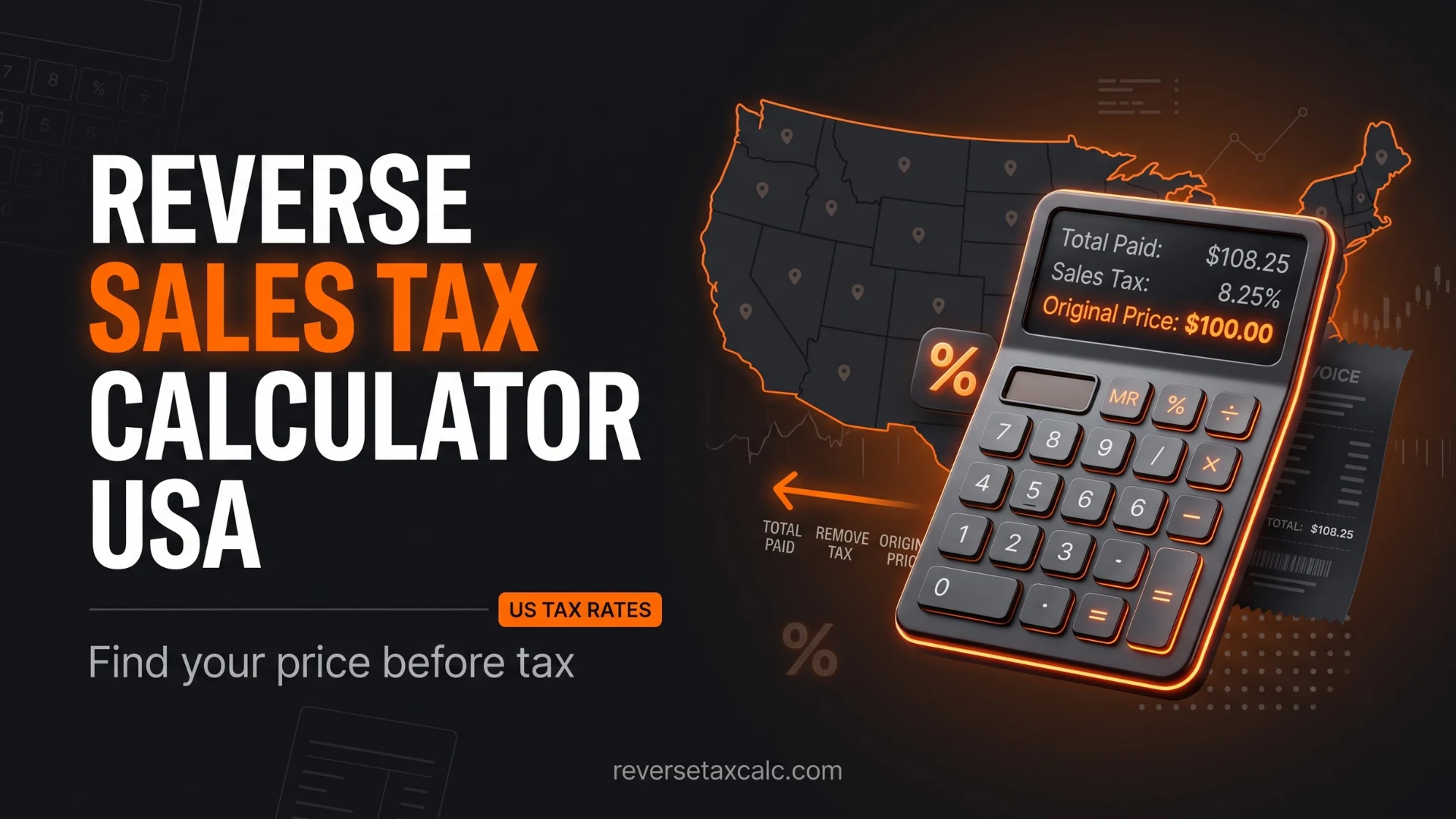 Reverse Sales Tax Calculator USA